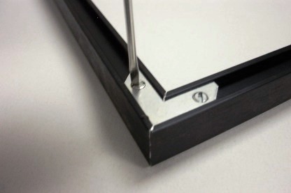 Black metal picture frame assembly (6)