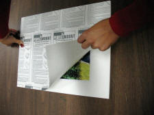 How to use self-adhesive foam board step 6