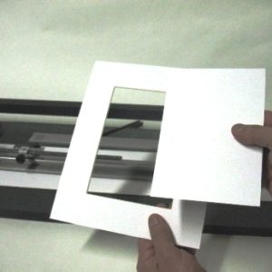 Custom Cut White Window Mats (C-B222, Berkshire Paper Mat )