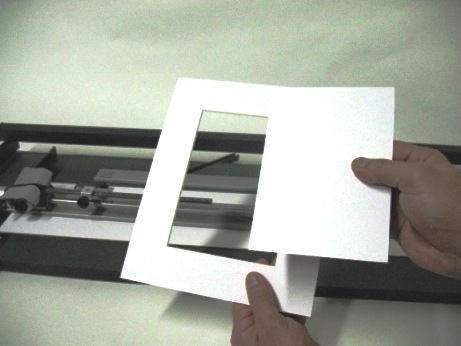 Custom Cut White Window Mats (C-B222, Berkshire Paper Mat )