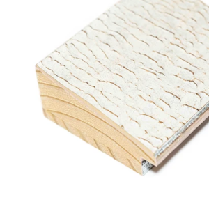 G-5009: 2 1/2" Wide White with Bronze (7/16" Rabbeet)
