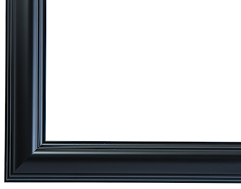W-509-SCO: Black Imitation Wood Corner Sample
