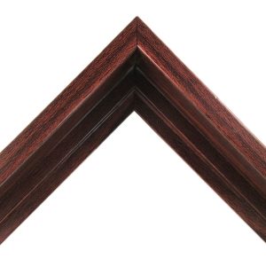 OM-80527: 3/8" Wide Walnut Finish, Stepped Wood Floater Frame (1 1/2" Rabbet)
