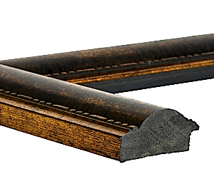 W-8233-SCO: Bronze Imitation Wood Corner Sample