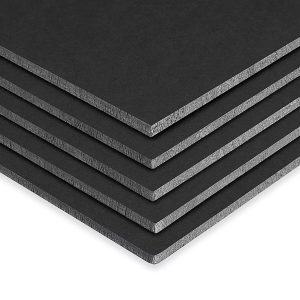 Black on Black Foam Board in Standard Sizes