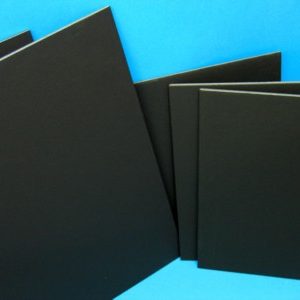 Black on Black Foam Board in Standard Sizes