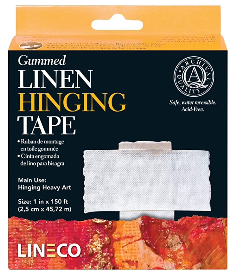 LineCo Water-Activated Linen Hinging Tape