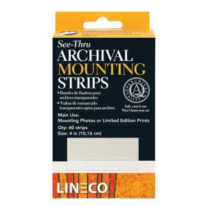 Lineco See-Thru Archival Mounting Strips