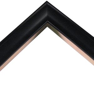 1 Inch Wide - Black Shadowbox Frame - Corner Sample or Chip - Style 80771-G