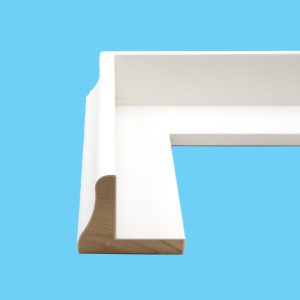 7560-M White Floater Frame - 1-1/4" Deep