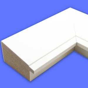 White 2-1/2" Wide Custom Cut Picture Frame - 8262-M