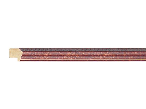 G-7353: 13/16" Wide Red Copper Patina Wood Frame with Braided Edge (7/16" Rabbet)