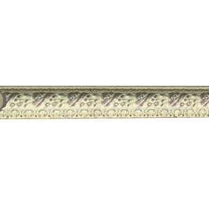 G-964: 1" Wide Champagne Silver, Ornate Wood Frame (1/2" Rabbet)