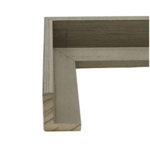 B973-M Weathered Mississippi Mud (brown) Rustic Floater Frame Moulding at Wholesale Price (1-1/2" Rabbet Depth)- 99 Feet Cut into 5 ft and 4 ft Sections