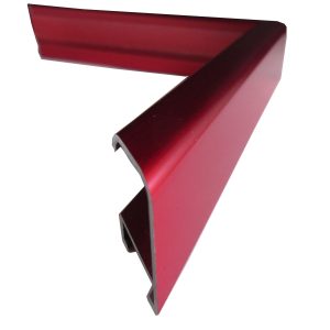 Vivid Red Metal Custom Cut Picture Frame 9/16" Wide - 21-227 (Flat/Translucent)