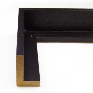 P1705-M Dark Brown Floater Frame Moulding in Lengths (1-9/16" Rabbet Depth; 3/8" Frame Face)