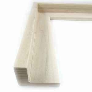 Floater B - Unfinished Poplar Floater Moulding at Wholesale Price - 99 Feet (Cut to 5 ft & 4 ft Sections)