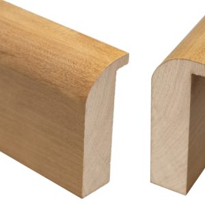 G-23-SC-RW: 1" Unfinished Cherry Wood Shadowbox Frame with Rounded Edge (2 3/4" Rabbet)