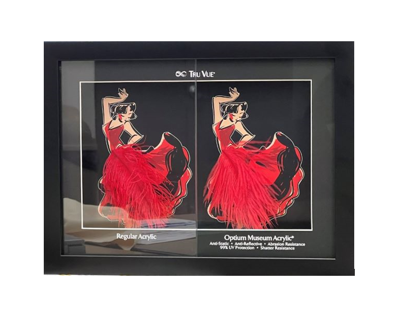 Optium Museum Protective Acrylic Sized to Fit Your Frame -1/8" Thick
