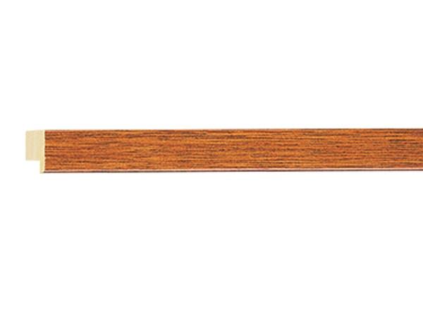 G-2917: 5/8" Wide Pecan, Flat Face Wood Frame (3/8" Rabbet)