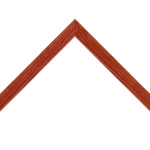 OM-84411: 3/4" Red Grain, Flat Face Wood Frame (5/8" Rabbet)