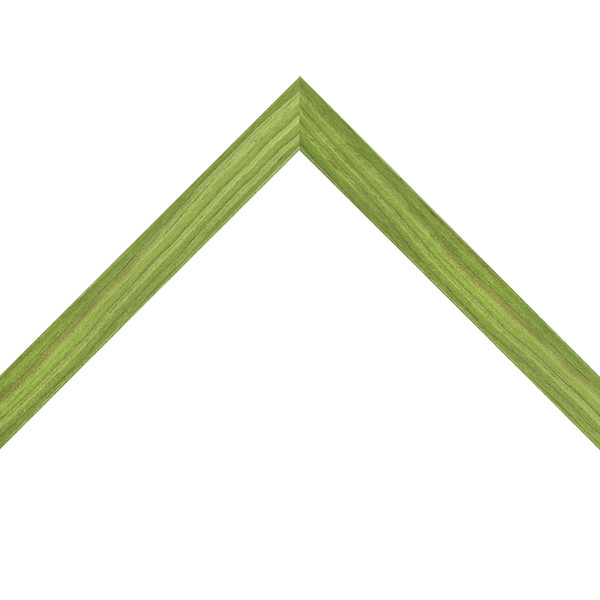 OM-84414: 3/4" Green Grain, Flat Face Wood Frame (5/8" Rabbet)