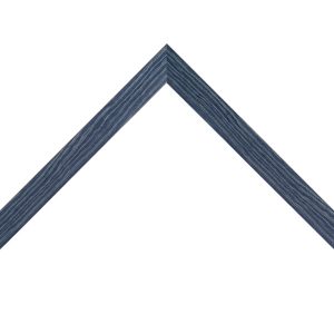 OM-84415: 3/4" Blue Grain, Flat Face Wood Frame (5/8" Rabbet)