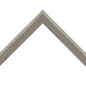 OM-84010: 1/4″ Wide Grey Veneer Wood Floater Frame (1 9/16″ Rabbet)