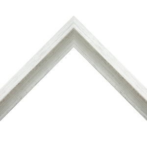 OM-84118: 9/16" Wide Weathered White Wood Floater Frame ( 1 1/2" Rabbet)