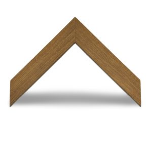 W-8490: 1 1/4" Wide Light Oak Flat Face Polystyrene Frame (1/2" Rabbet)
