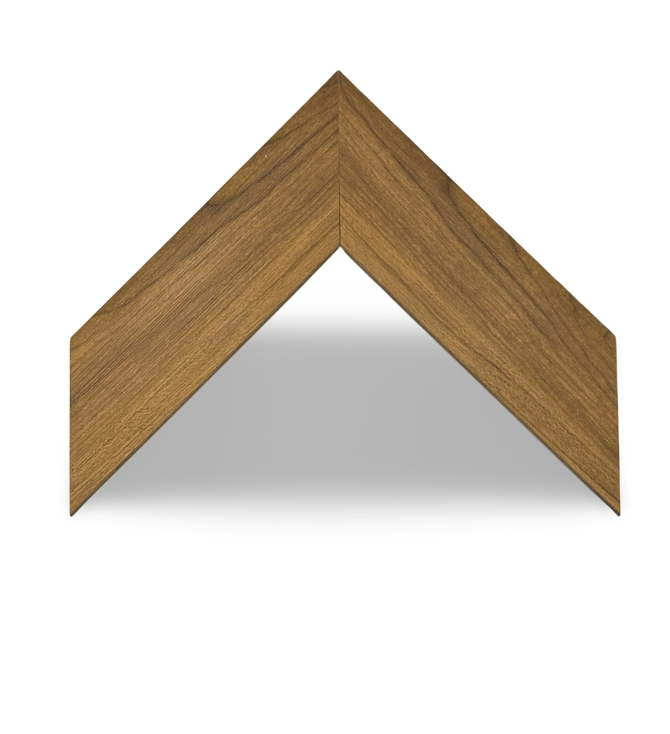 W-8491: 2" Wide Light Oak Flat Face Polystyrene Frame (1/2" Rabbet)