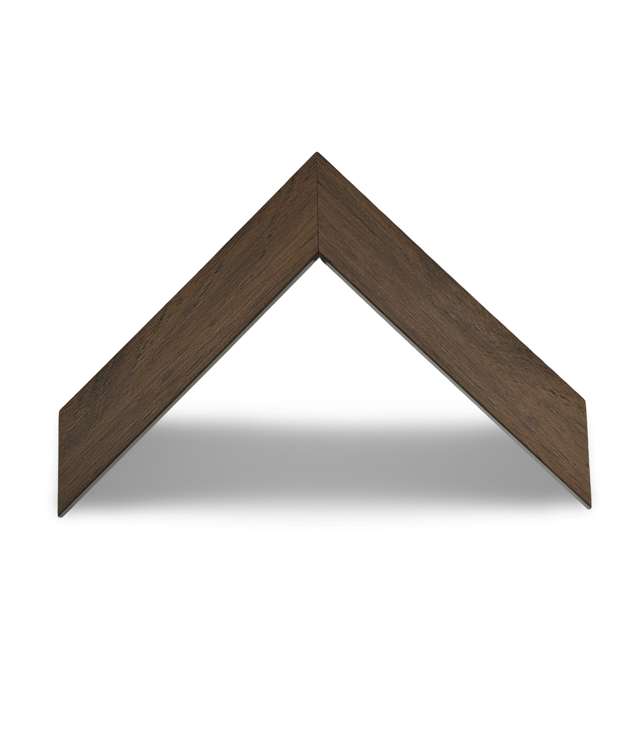 W-8493: 1 1/4" Wide Walnut Flat Face Polystyrene Frame (1/2" Rabbet)